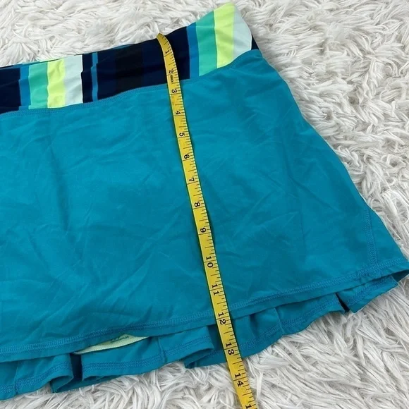 Lululemon Run: Pace Setter Skirt *4-way Stretch Surge / Assorted Stripe - Picture 2 of 9